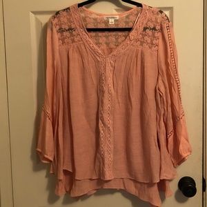 Pink Long Sleeve Shirt